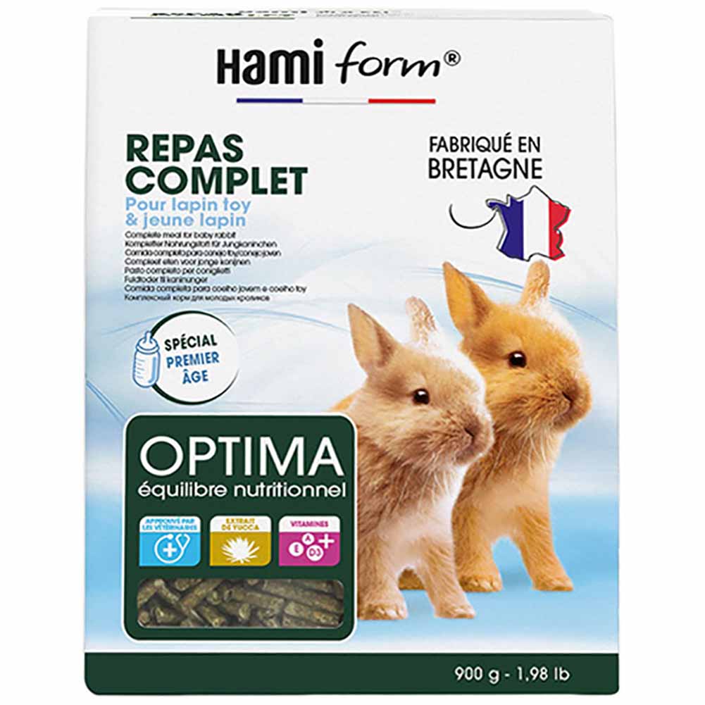 Pasto completo per coniglio Toy e baby Optima Hamiform 900g