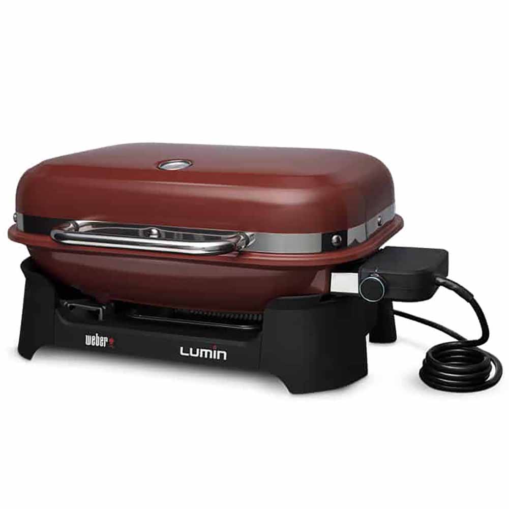 Barbecue e copertura premium Weber Lumin 2 prodotti.