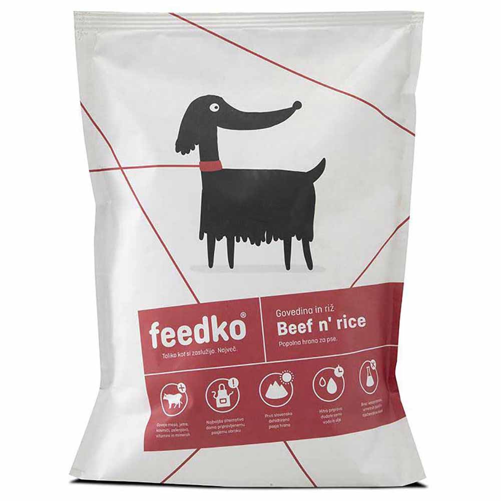 Alimento secco per cani Adulti manzo e riso 1,35 kg Feedko