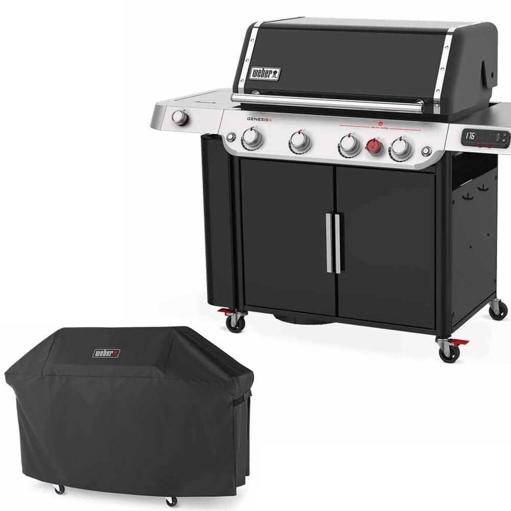 Kit Barbecue a Gas Weber Genesis EPX-435 Nero con Copertura Premium