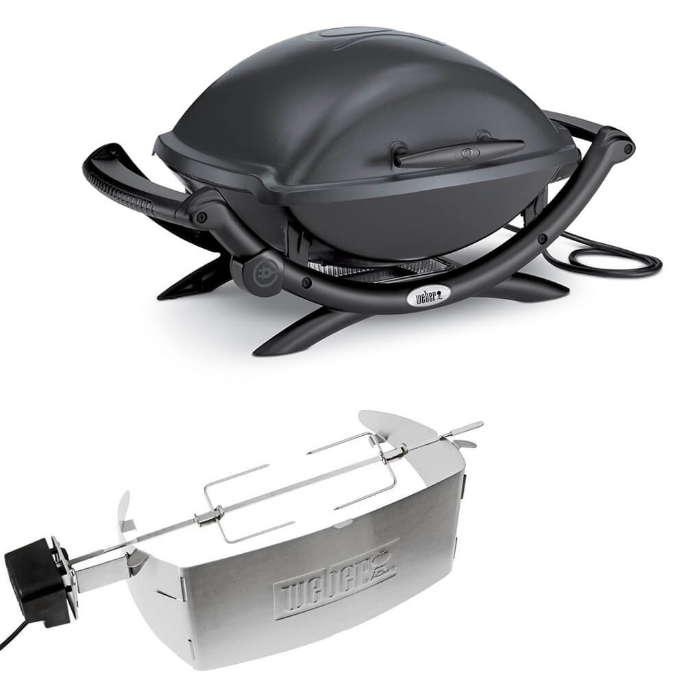 Combo barbecue e girarrosto per Weber Q2400 - Kit promozionale