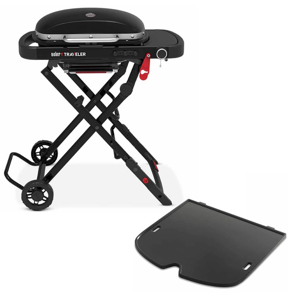 Barbecue Portatile Weber Traveler con Piastra in Ghisa omaggio