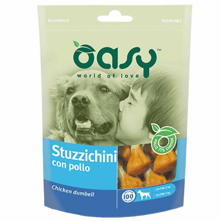 Alimento cane Snack Oasy Stuzzichini con pollo 100g