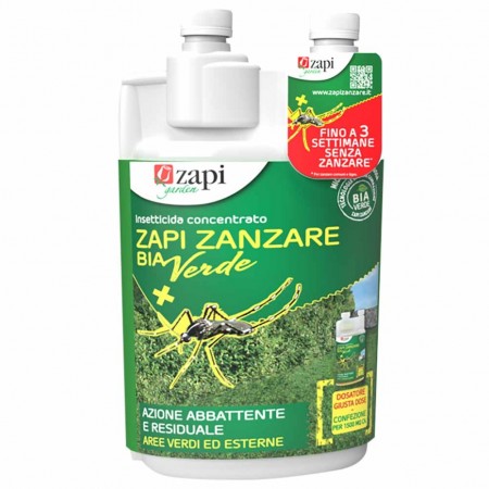 nsetticida Antizanzare Concentrato Zanzare Bia Verde Zapi 1 litro