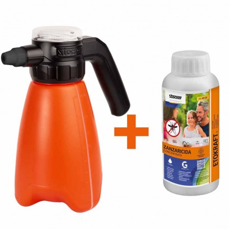 Pompa elettrica 2l + antizanzare Etokraft 250ml