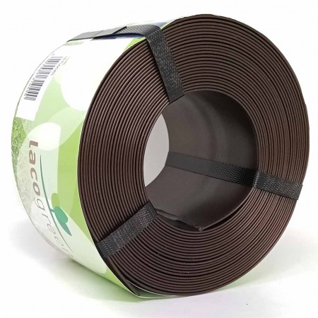 Bordura Flex HDPE 10m x h12cm Cocoa Lacogreen