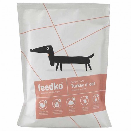 Alimento disidratato per cani Feedko tacchino e avena 150g