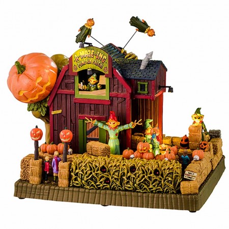 A-Maze-Ing pumpkin Patch Spooky Town Lemax 45219