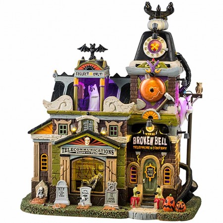 Broken Bell Telephone CO. Spooky Town Lemax 45201