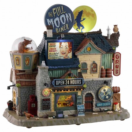 The Full Moon Diner Spooky Town Lemax 35012