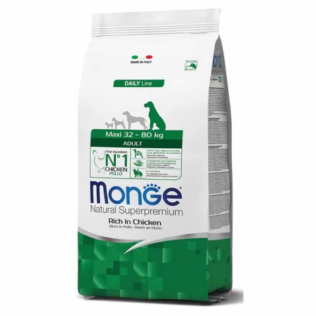 Alimento cane Monge Maxi adult pollo 12kg