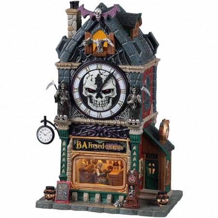 BA Freyed Clocksmith Spooky Town Lemax 25852