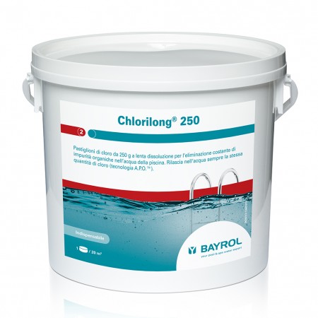 Cloro stabilizzato in pastiglie Bayrol Chlorilong 250  10 kg