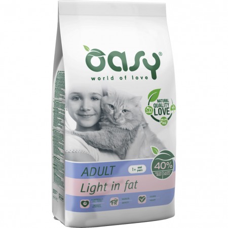 Oasy Dry Cat ADULT LIGHT IN FAT 300gr