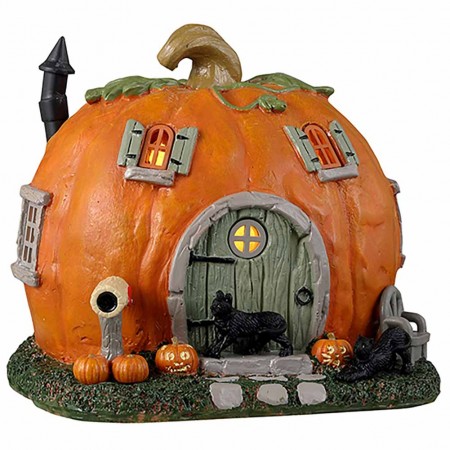 Pumkin Cottage Spooky town Lemax 34070