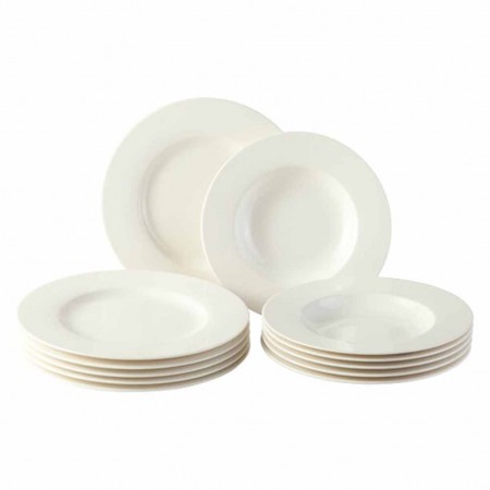 Servizio di piatti Basic bianco Villeroy & Boch