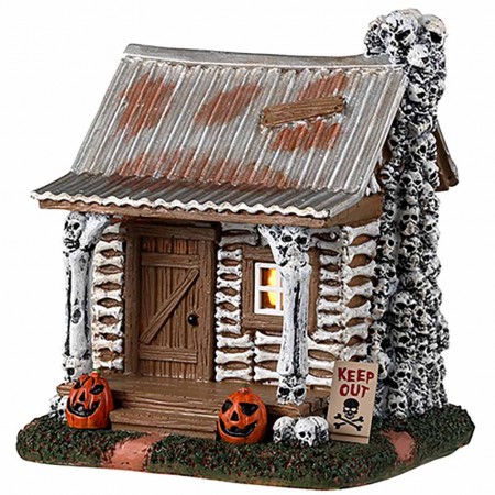 Skeleton cottage Spooky Town Lemax 34069