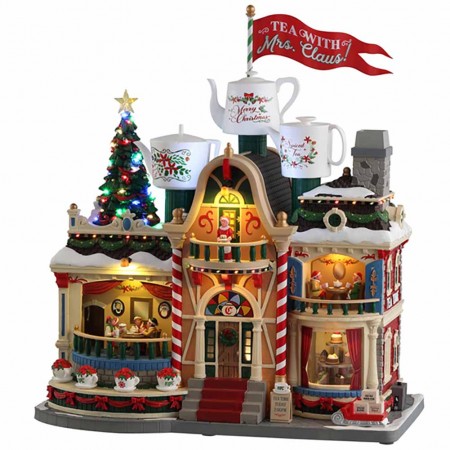 Tea with Mrs Claus Santa's Wonderland Lemax 35018