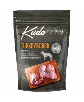 Alimento cane Kudo Low Grain Tacchino e anatra adult medium e maxi 3kg