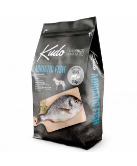 Alimento cane Kudo Low Grain Pesce dell'Adriatico adult medium e maxi 12kg