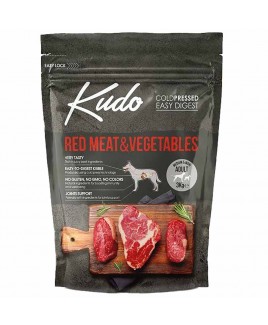 Alimento cane Kudo Low Grain Carne rossa adult medium e maxi 3kg