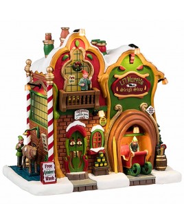 Li'l Murph's Sleigh Shop Santa's Wonderland Lemax 45264