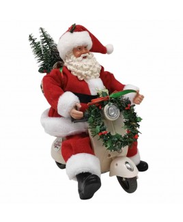 Babbo Natale in Vespa 23cm