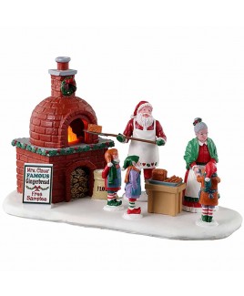 Mrs. Claus' Gingerbread Bake Santa's Wonderland Lemax 34086