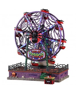 Web of terror ferris whell Spooky Town Lemax 14823