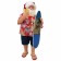 Babbo Natale da collezione Surfista 28 cm